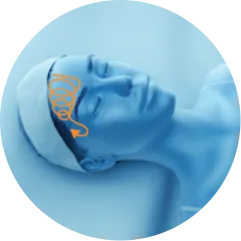 EMface facial toning London - 3D head diagram showing the forehead 3D head diagram showing the forehead for EMface facial toning in London